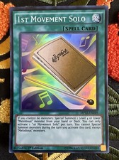 1x 1st Movement Solo - MP15-EN169 - NM - 1st Edition - Super Rare - Yugioh!