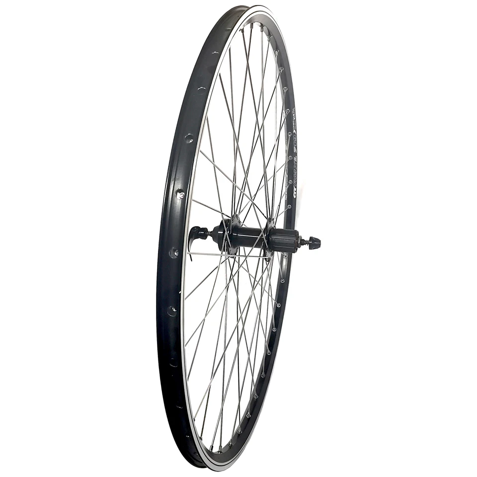 28 Zoll Hinterrad Hohlkammer Geöst Hohlachse Shimano Kranz 7/8/9/10-fach + Kette - Bild 3 von 4