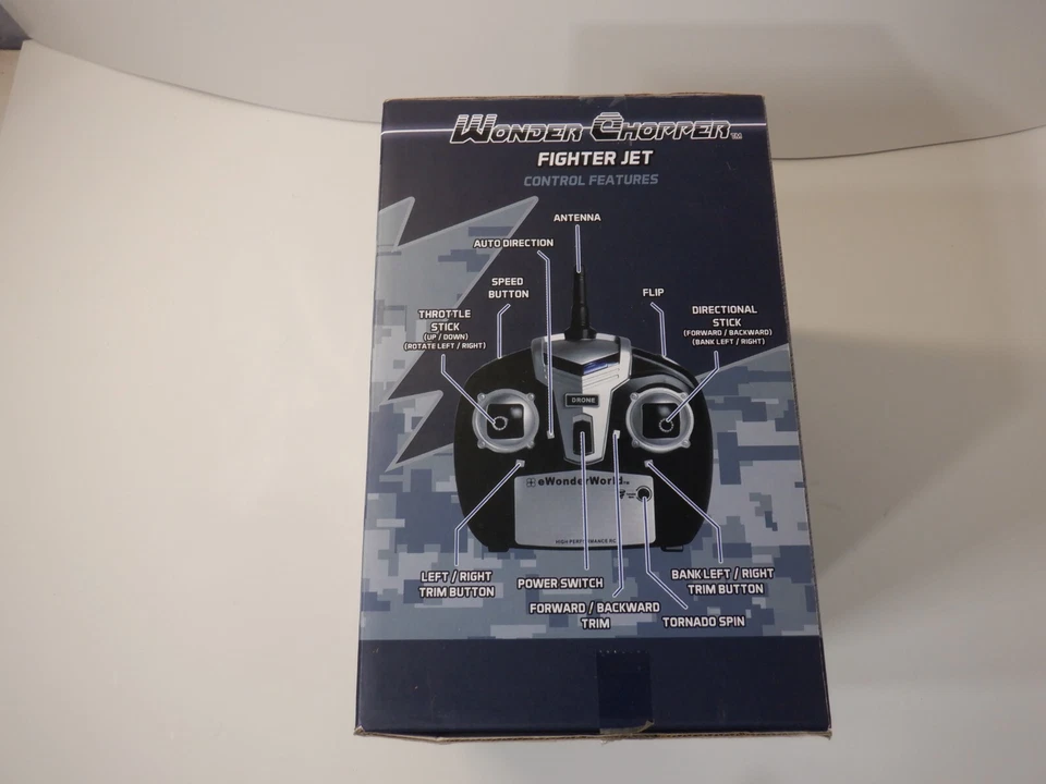 EWONDERWORLD Fighter Jet Drone for Kids Quadcopter Easy To Fly Toy Drone  - Image 2 of 4