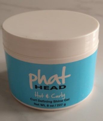 Phat Head Hot & Curly Curl Defining Shine Gel 8oz/227g 