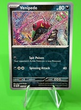 ⭐⭐Pokemon Venipede S & V Twilight Masquerade Reverse Holo Common 115/167 NM!!⭐⭐