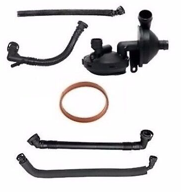 6-PCS KIT for BMW E46 3-Series CCV Valve Kit Premium 11617501566KIT NEW - Bild 1 von 1