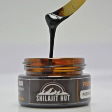 Pure Himalayan Shilajit, Sundried Soft Resin, Rich in Fulvic Acid, Lab Tested