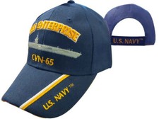 Uss Entreprise CVN-65 US Marine Envoi Chapeau Licence Officielle Casquette Boule