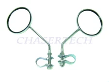 City Touring Comfort Vintage Classic Bicycle Bike 3" Round Mirror Chrome 1 Pair