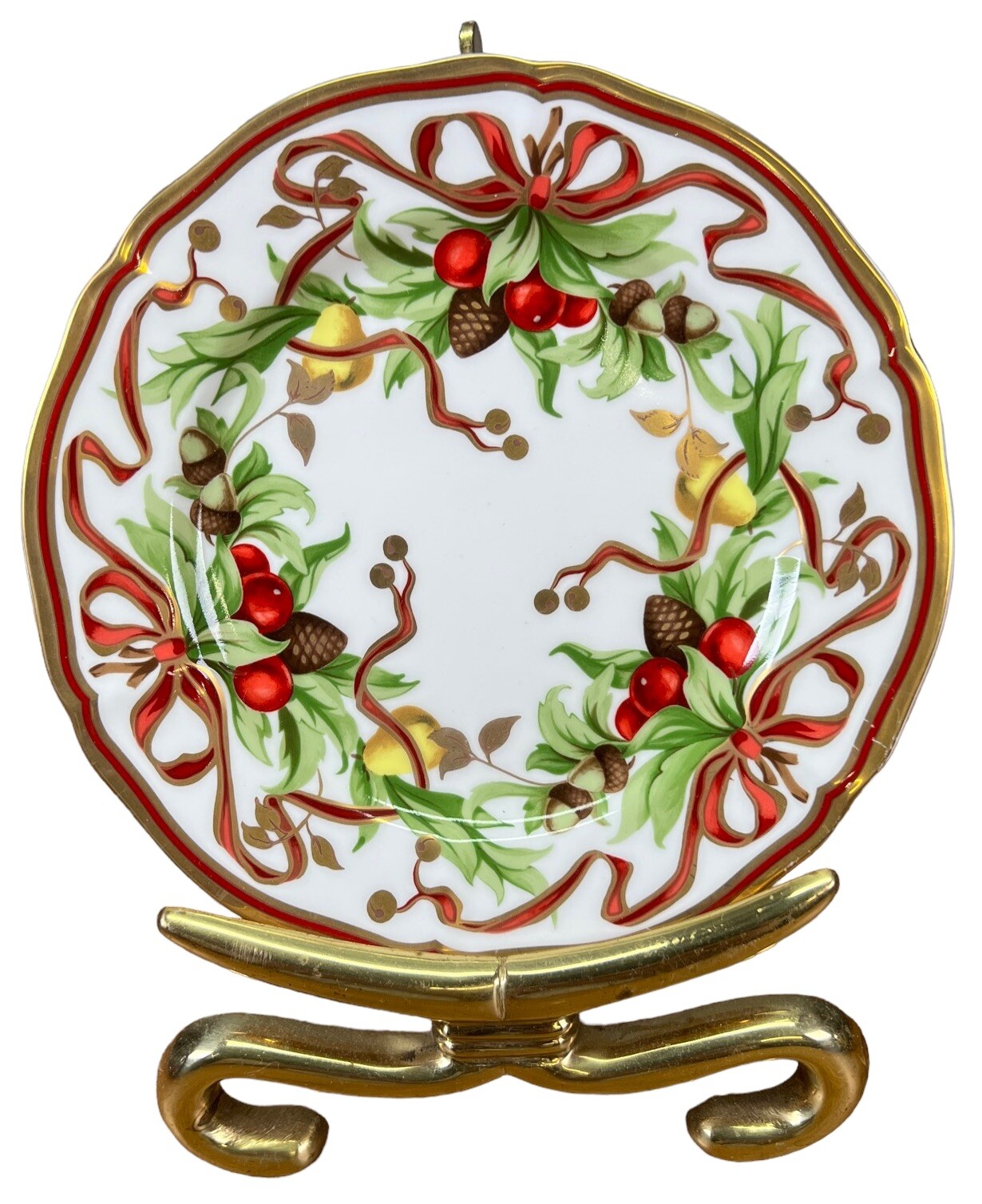 Tiffany & Co. China TIFFANY HOLIDAY 6 1/2" Bread Salad Plate (Scratch