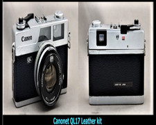 For Canon Canonet QL17 Pre-cut Replacement Leather Seal From Japan AN220013-1