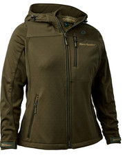 Deerhunter Lady Excape Softshell Jacket In Art Green - Size 16