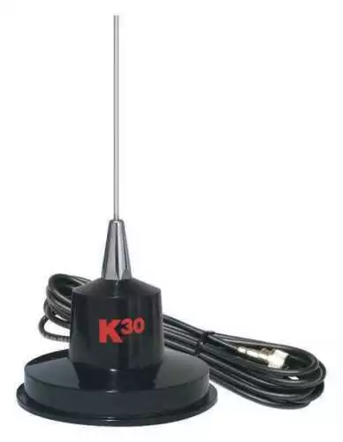 President Ted FCC 40 Channel AM/FM 12V CB Radio + K30 35" Mag Mount CB Antenna - Picture 3 of 3