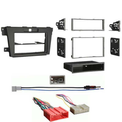 Metra 99-7520B 1/2DIN DIN Dash Kit MAZDA CX-7 w/ Wire Harness & Antenna Adapter