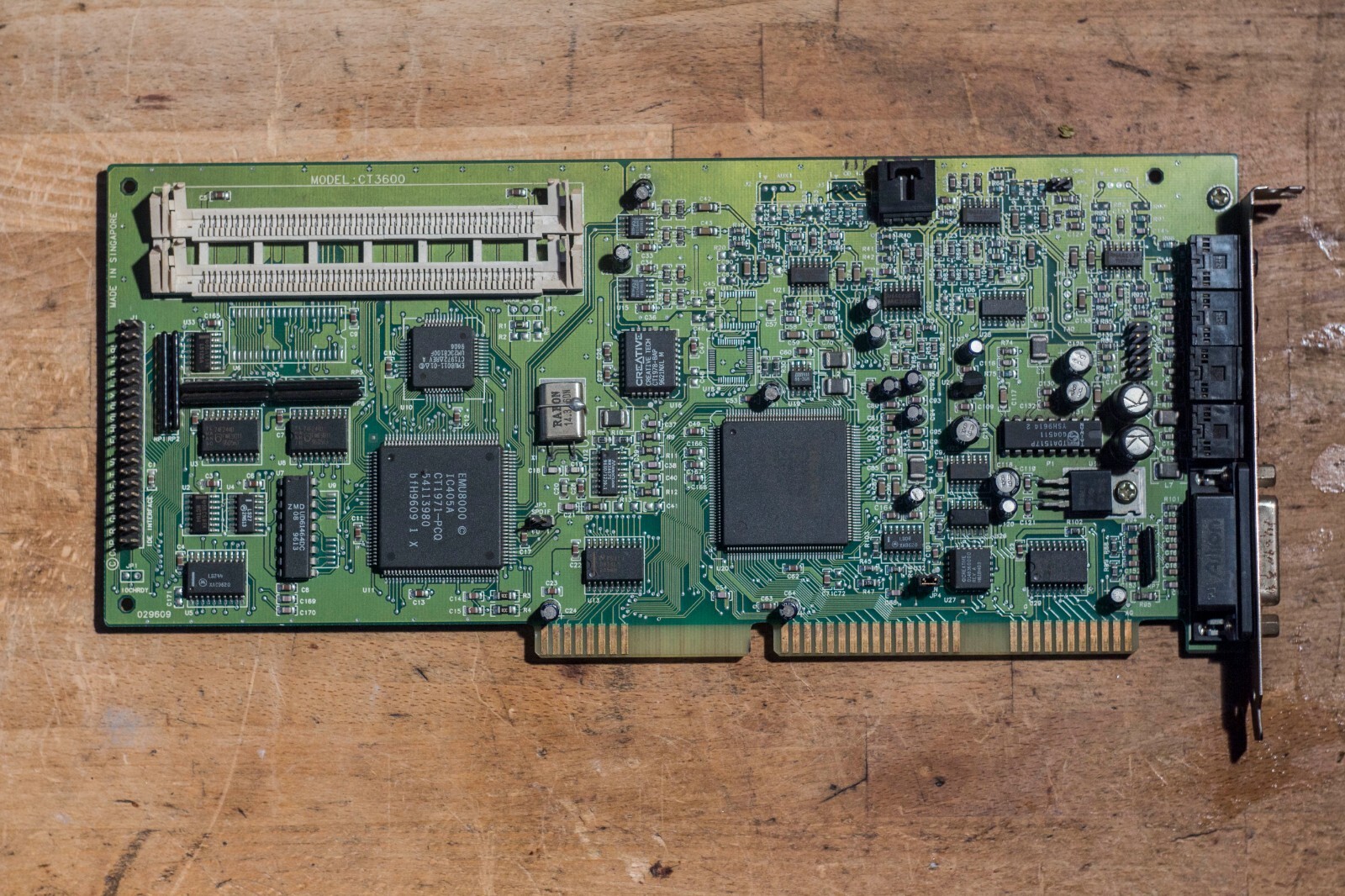 Creative SoundBlaster 32 PnP CT3600 ISA retro gaming Soundkarte