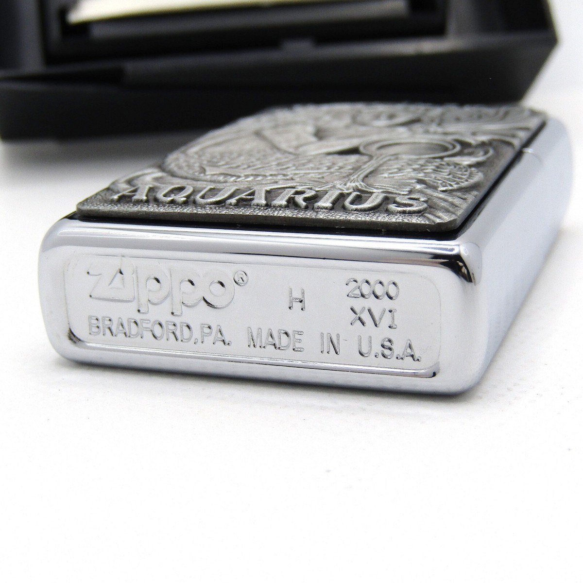 Barrett Smythe Aquarius Zippo Oil Lighter 2000 MIB Rare | eBay