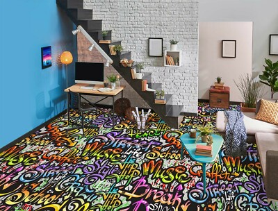 3D Graffiti 5604NA Floor WallPaper Murals Wall Print 5D AJ WALLPAPER AU Fay
