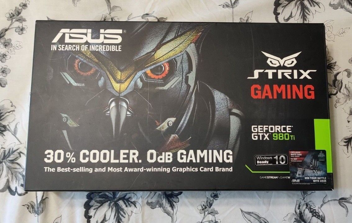 ASUS NVIDIA GeForce GTX 980 TI STRIX 6gb Card for sale online | eBay