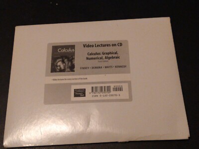 CALCULUS VIDEO LECTURES ON CD-ROM 2007C By Prentice Hall *NEW*