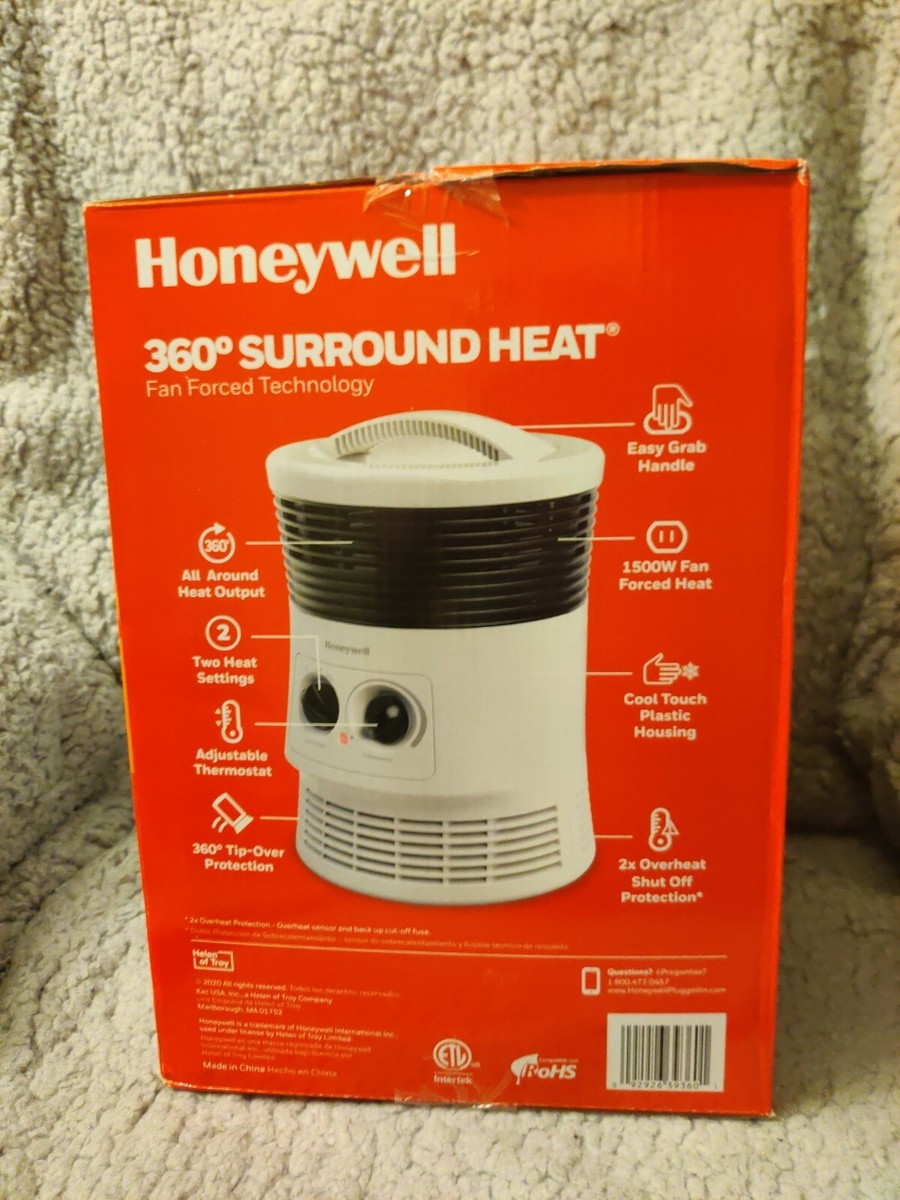 Honeywell Manual 360-Degree Surround Heater White Model HHF360WWM NEW IN  BOX! | eBay