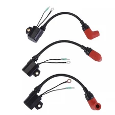 Yamaha 697-85570-00-00 2 Stroke 1992-2006 50HP-90HP Outboard Ignition Coil 3Pcs