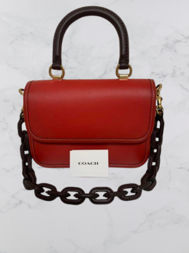 COACH Coach Rogue Top Handle Color Block Red  Japan [Used] | eBay