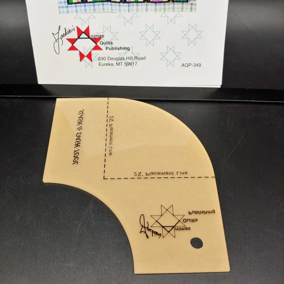 Jackie's Animas Scrap Quilt Pattern w Acrylic Template Tool - King Queen Twin - Image 2 of 4