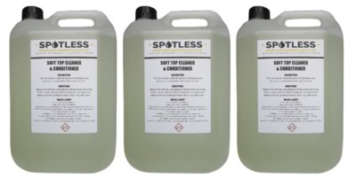 15L Verdeckreiniger und Aufbereiter Cabrio Dach Auto Detailing 3x5L