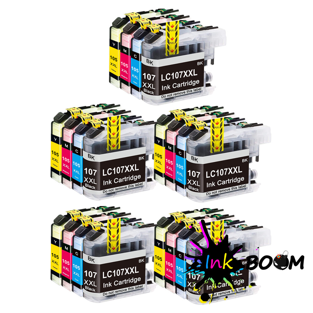 20 Ink Cartridge fits Brother LC107 LC105 MFC-J4310DW MFC-J4410DW MFC-J4510DW