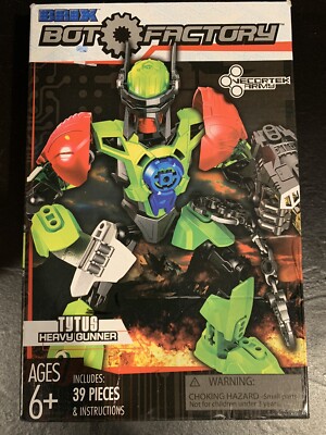 BRIX Bot Factory TYTUS Heavy Gunner Building Set 2014 New USA SELLER