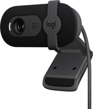 Logitech Brio 101 HD Webcam - 1080p, Light Correction, Privacy Shutter, USB-A