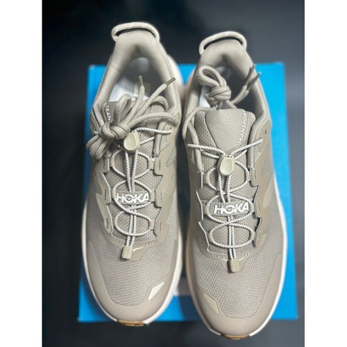 Hoka One NIB Transport Men's Hiking/Walking Sneakers in Dune / Eggnog