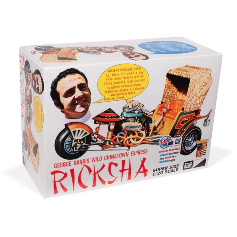 MPC 1:25 965 George Barris Ricksha Show Rod Model Car Kit