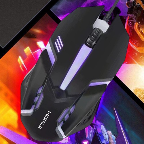 E-Sports USB Wired Maus farbenfrohe LED-Gaming-Maus-Maus für Desktop-Laptop-PC - Bild 11 von 12