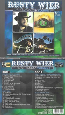 RUSTY WIER-STONED,SLOW,RUGGED/DON'T IT MAKE DANCE/BLACK HAT SALOON+1-4LP/2CD