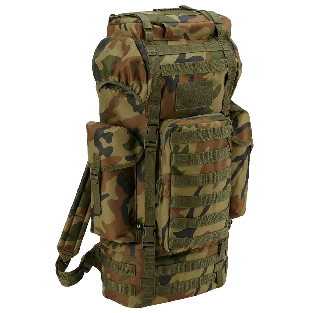 Brandit Combat Zaino Militare Di Caccia Bundeswehr MOLLE Backpack Woodland Camo