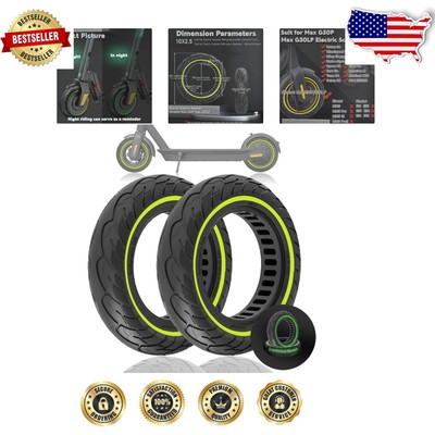 High-Performance 10 Inch Tubeless Rubber Tire for Ninebot Max & Hiboy Scooters