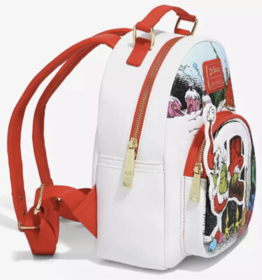 Loungefly Dr. Seuss The Grinch Chimney Thief Mini Backpack  display picture 1