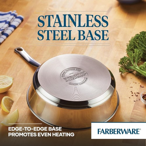 Farberware Millennium Stainless Steel Cookware Pots and Pans Set, 10 Piece - Bild 14 von 16