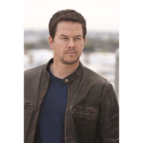 Chaqueta de Cuero de Vaca REAL Contraband Mark Wahlberg's Envejecida para Hombre - Imagen 2 de 5