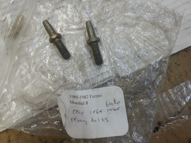 1980 1981 1982 Ferrari Mondial 8 308 Lot Miscellaneous Brake Hardware Nuts Bolts