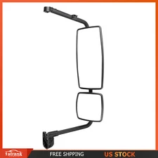 For 2002-2018 International 4300 4200 Black Door Mirror Passenger RH Side