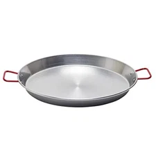Garcima 18-Inch Carbon Steel Paella Pan, 46cm  Assorted Sizes 