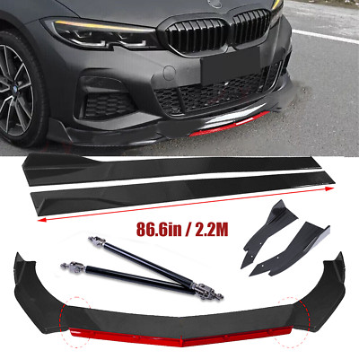 For BMW 1-7 series Front Bumper Lip Spoiler Splitter Side Skirt Body Kits