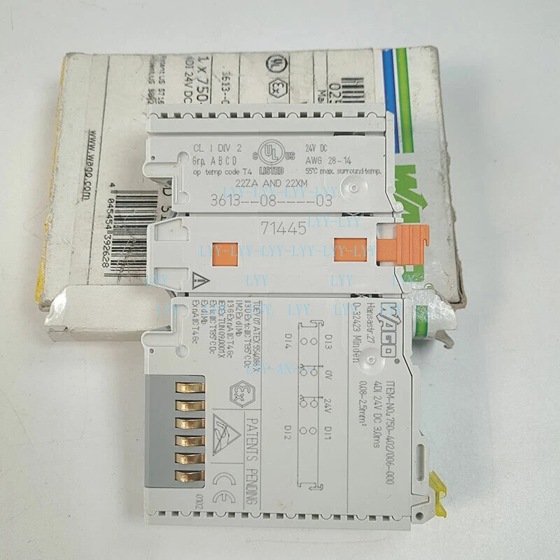 750-402 New In Box WAGO 750-402 Digital Input 4-channel Module 750402