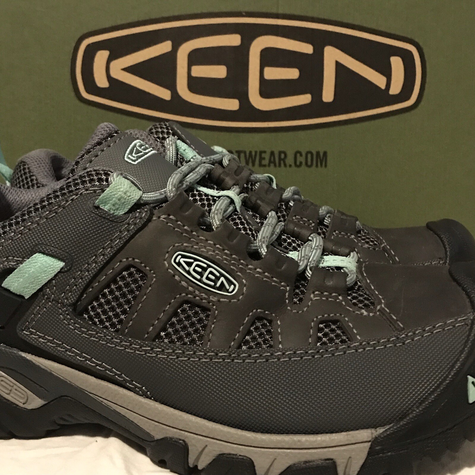 Scarpe da trekking NEW KEEN donna taglia 7 5 M Targhee Vent 1023033 acciaio grigio oceano