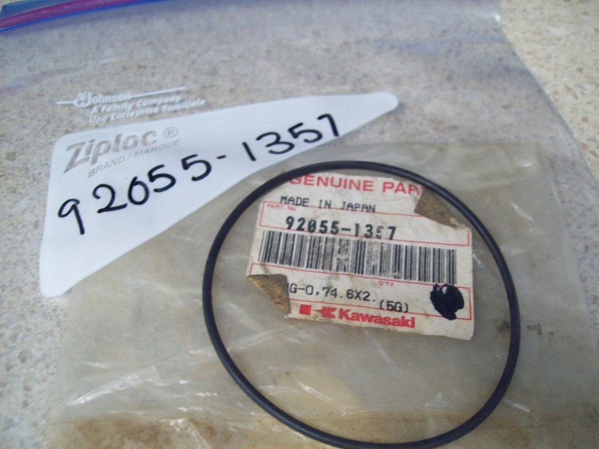 ふー 92055-055 NOS Kawasaki Oil Pressure Switch O-Ring - Johnny's
