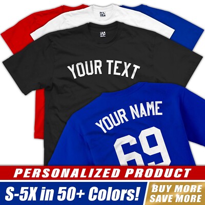 Custom Yankee T-Shirt  | Team Basketball Sports Jersey Name & Number Spirit Wear