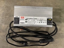 MeanWell HLG-480H-C1400AB AC/DC LED Driver with Dimmer and Cord HLG-480H-C1400B