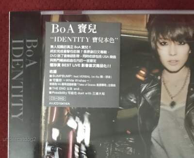 BoA Identity Taiwan CD+DVD | eBay