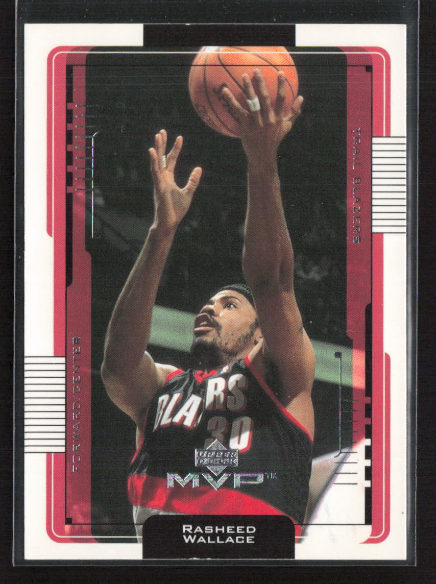 2001-02 Upper Deck MVP #135 Rasheed Wallace
