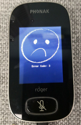 (10 UNITS)Phonak Roger Touchscreen Mic Device Only FOR PART  OR REPAIR