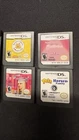 Nintendo DS 4 game lot WITH CASE Barbie Build a bear Petz