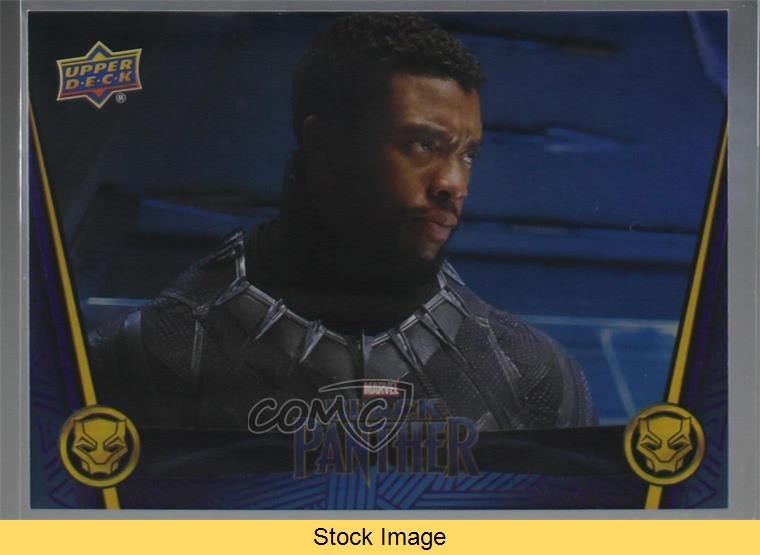 2018 Marvel Silver Foil Black Panther Chadwick Boseman Suiting Up #1 READ 3kg
